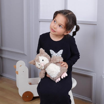 Apricot Lamb Toys Plush Brown Owl Stuffed Animal Soft Cuddly Perfect for Child (Brown Owl,9.5 Inches)