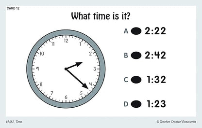 Teacher Created Resources Power Pen Learning Cards: Time (6462) Medium