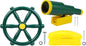 RedSwing Playground Accessories for Kids, Play Set Attachments with Pirate Ship Wheel, Telescope and Telephone for Outdoor Backyard, Swing Set Replacement for Treehouse, Easy to Set Up