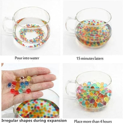 Gel Blaster Balls - 120000Pcs 3Pack 7-8mm Ammo Compatible With Water Blasters Splatter Gall Orbez, for Ages 14+