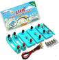 Kids Electricity Circuit Learning Kit,STEM Physics Science Electric Lab Experiments Learning Tool for Kids,Series Circuit & Parallel Circuit Learning