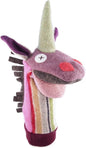 Cate and Levi - Hand Puppet - Premium Reclaimed Wool - Handmade in Canada - Machine Washable (Unicorn)