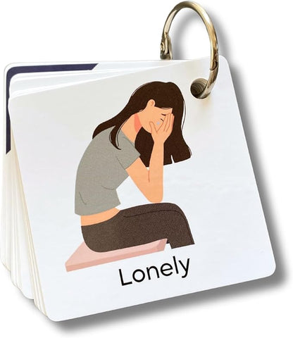 Feelings and Emotions Flash Cards, Communication Aid, Autism Communication Cards, Emotional Learning Cards