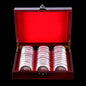 WANLIAN Wooden military challenge coin,universal commemorative collection box,silver dollar wooden box,storage box, plastic storage box and cardboard flip poker chip sports coin.