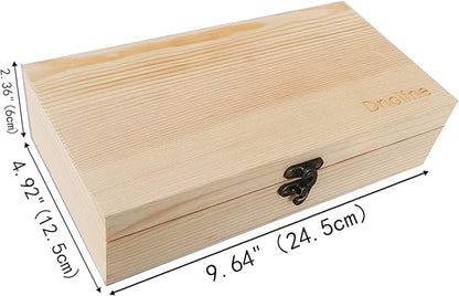 20-46 mm Wooden Coin Holder, 60 Pcs Highly Transparent Capsules With Foam Gasket, Collector Case, Professional Storage Box for Collection (Wood Color)