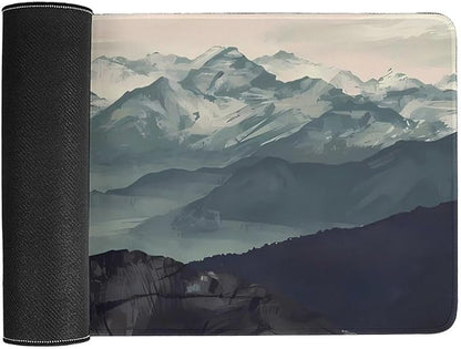 Mountain Fog Mouse Pad Large Extended Computer Full Desk Pad 23.6x11.8 inch Computer Mouse Mat Keyboard for Home Office Gaming