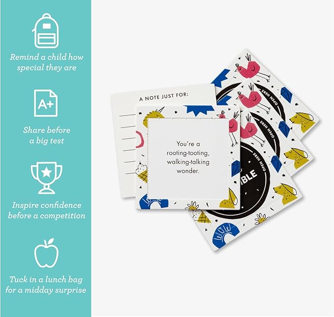 Compendium ThoughtFulls for Kids – 3-Pack of You're Amazing, You Can Do It, You're Incredible – 90 Pop-Open Cards to Share with Kids, Each with a Different Inspiring Message Inside