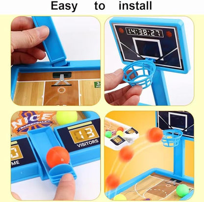 4 Pack Tabletop Basketball Game Toys, Basketball Party Favors Desk Games for Office for Adult to Reduce Stress, Basketball Gifts Idea Classroom Prizes for Kids Boys Girls