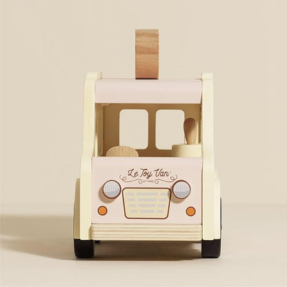 Le Toy Van - Wooden Doll House Dolly Ice Cream Van Play Set for Dolls Houses | Daisylane Dolls House Furniture Sets - Suitable for Ages 3+