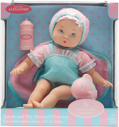 Madame Alexander 12-Inch Splash and Play Submersible Doll, Mermaid Princess
