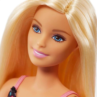 Barbie Doll, Blonde, and Grocery Store with Rolling Cart and Working Belt