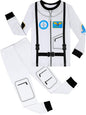 A&J DESIGN Pure Cotton Printed Pjs for 2-14 Years Kids, 2-Piece Long-Sleeved Pajamas Set