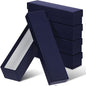 Teling 4 Pcs Coin Storage Box 2x2inch Flip Holders Collectors Coin Supplies Holders for Cents Collection Cardboard(Blue)