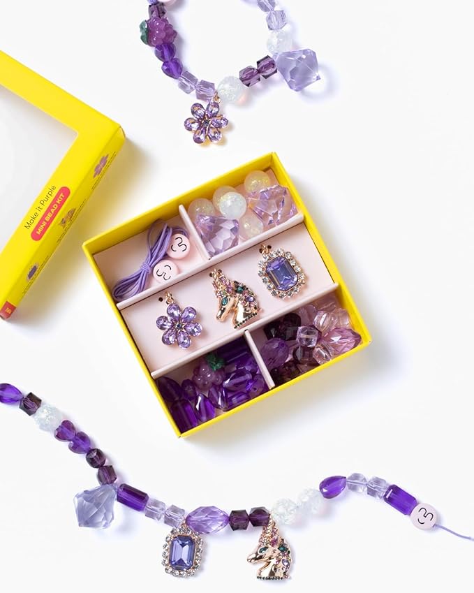 Super Smalls Make It Purple Mini Bead Kit | Ages 4+