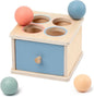 Montessori Toys for 2 3 4 5 Year Old - Wooden Object Permanence Box with Drawer Sensory Toys Shape Sorter Color Sorting Education for Baby Toddler Boy Girl Drop Busy Box (C-Balls)