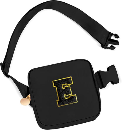 Party Favors Bags for Kids 4-8, Mini Fanny Pack Cute Crossbody Bags for Girls - Black