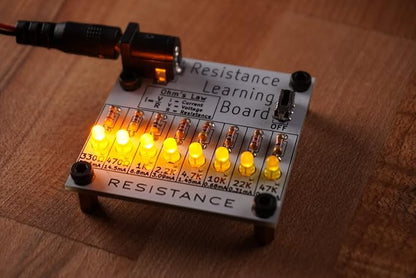 Learn to Solder | Electronics Learning Board: Resistance | STEM Kit | Practice Soldering & Learn Electronics