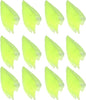 Hoerev Pack of 12 Approx. 24" x 24" Juggling Dancing Scarves Floaty Scarves,Single Colors, 12pcs LightGreen