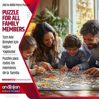 Anatolian Puzzle - World Map, 2000 Piece Jigsaw Puzzle, #3935