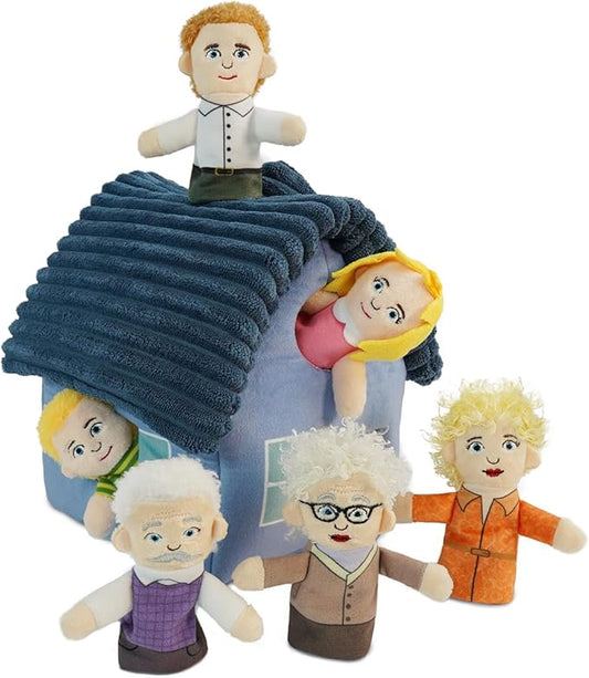 Finger Puppet Family Finger Puppet,6pcs Cute Puppet Mini Plush Toys Teaching Show,Soft Puppet for Kids Family Role Playing (EA Home)