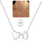 Turandoss S925 Sterling Silver Heart Initial Necklaces for Girls Teen Girls, Dainty S925 Sterling Silver Tiny Heart Initial Necklace Letter Necklaces Trendy Jewelry Gifts for Girls Teen Girls