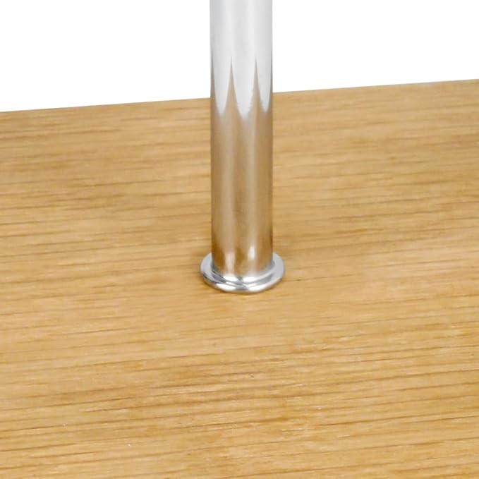 Bedside Table Lamp Paper and Chrome Standing Lamp Room Decoration Festival Lantern Light Nightstand Desk Lamp Bedroom Dresser Living Kids Room College Dorm Coffee (White, 24.8"x16.9"x7.09")