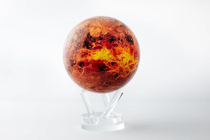 MOVA Globe – Venus 4.5” | Solar Powered Rotating Planet Model for Decor or STEM Learning | Based on NASA Imagery