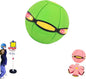 Magic Meta Ball, Children's Bouncing Ball, Magic Metaball, Magical Flying Saucer, Bouncy Balls, Parent-Child Interaction, Interactive Pop-Up Time Delay Transformation Toy Outdoor (green-1, 6 lights)