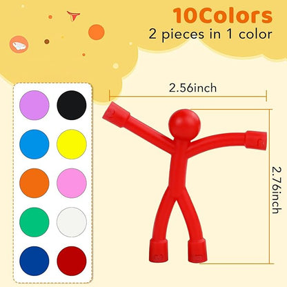 Magnetic Toys, 12Pcs Colourful Magnets for Kids,Travel Fidget Tiny,Men Toys for Kids,Easter,Refrigerator