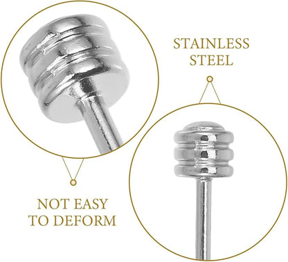 5PCS Miniature Dumbbells,1:12 Miniature Gym Equipment Dollhouse Tiny Dumbbell Toys for Doll House Decoration - 1.1Inch