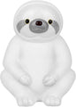 Winsterch White Piggy Bank,Sloth Ceramic Piggy Bank Saving Money Box,Practical Birthday Christamas Gifts for Kids Boys and Girls,Coin Bank7.87 x 5.9 inches