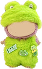 17CM Doll Clothes Set Green Hood + Green Jumpsuit, Fashion Cute Dress-Up Clothes for Doll Accessories Outfit(No Doll Included)(LBB Clothes 12)