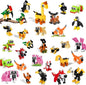 30 Packs Building Blocks Party Favors for Kids, Mini Animals Building Block Sets for Classroom Prizes Birthday Goodie Bag Fillers Valentines Easter Gifts for Kids Boys Girls 4+ Year