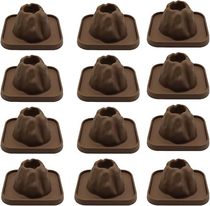 jarbins 10Pcs Volcanic Model School Figure Model Experiment for Volcano Science Kit Volcano Eruption Toy DIY Demonstration Props