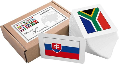 Collection of Country Flags Flash Cards + Flags of U.S. States Flash Cards