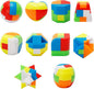 Bbiamsleep 20 Pcs Brain Teasers Puzzle Game Plastic Original 3D Sphere Puzzle Magic Ball Brain Teaser Puzzles Chain and sturdy Intelligence Game Puzzles for Boys and Girls Educational