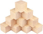 GNIEMCKIN 10 Packs Wooden Blocks for Crafts, 3.15 Inch Pine Wood Cubes, Wooden Cubes for Paint, Stamp, Decorate, DIY Projects and Personalized Gifts