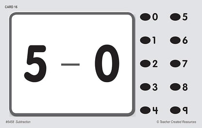 Teacher Created Resources Power Pen Learning Cards: Subtraction (6458) Medium
