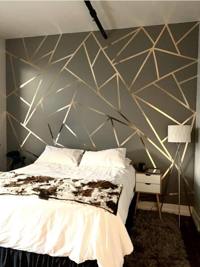 WOD MPFT2 Black Metalized Polyester Mylar Film Tape with Acrylic Adhesive, 3/8 inch x 72 yds. Vibrant Mirror Black Tape, Decor Tape for Detailing Accent Wall, Graphic Arts, Car and Boat Trim