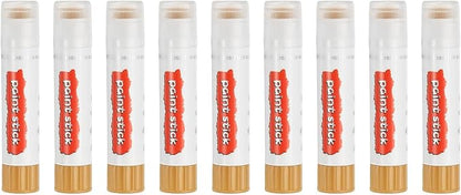 PATIKIL Solid Tempera Paints, 9 Pcs Washable Quick Drying Paint Sticks Paint Pens for Artists Beginners Art Supplies, Yellow Ochre