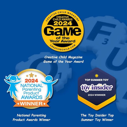 Word Strategy Game with Travel Bag, Word Puzzle for Adults, Family, and Kids, Fun Game for Ages 8+, 1-4 Players