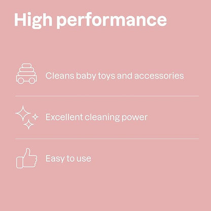 ATTITUDE Toy and Surface Cleaner, EWG Verified, Plant- and Mineral-Based, Vegan Household Products, Unscented, 27.1 Fl Oz (Pack of 3)
