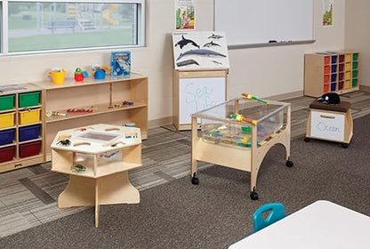 Jonti-Craft See-Thru Sensory Table, Childrens, Brown
