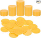 uxcell Plastic Poker Chips, Learning Counters Counting Counters Disk Marker Opaque Game Token for Game Play Math Counting