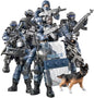 YEIBOBO ! Special Forces Mini Military Action Figure with Weapons and Accessories (Lightning SWAT Team XJ-9902)…