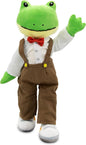 Plushible Soft Baby Doll, 18 Inch Frog - Plush Rag Doll with 2 Clothing Sets, My First Plush Toy for Girls, Boys & Infants, Soft Baby Stuffed Toy, Adorable Companion for 1 Year Old & Up
