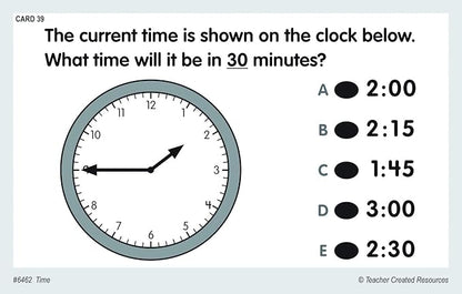 Teacher Created Resources Power Pen Learning Cards: Time (6462) Medium