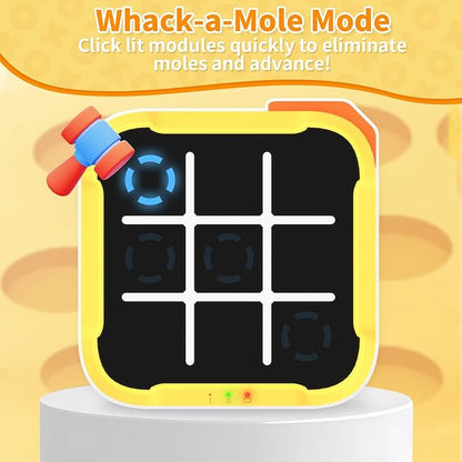 Electronic Tic Tac Toe Game, 4-in-1 Digital Puzzle Games, Handheld Family Board Game for Kids and Adults, Portable Toys Gift for Boys Girls, Birthday, Travel, and Road Trip