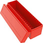 Plastic Coin Slab Storage Box – 20-Slot Coin Holder Organizer Case Fits for PCGS NGC PMG PCCB Slabs, Secure Coin Collection Box for Collectors, Home, Office, Bank Use (Box Only, Red)