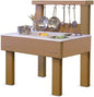 Kids' Station Indoor/Outdoor Toddler MUD Kitchen with Utensils